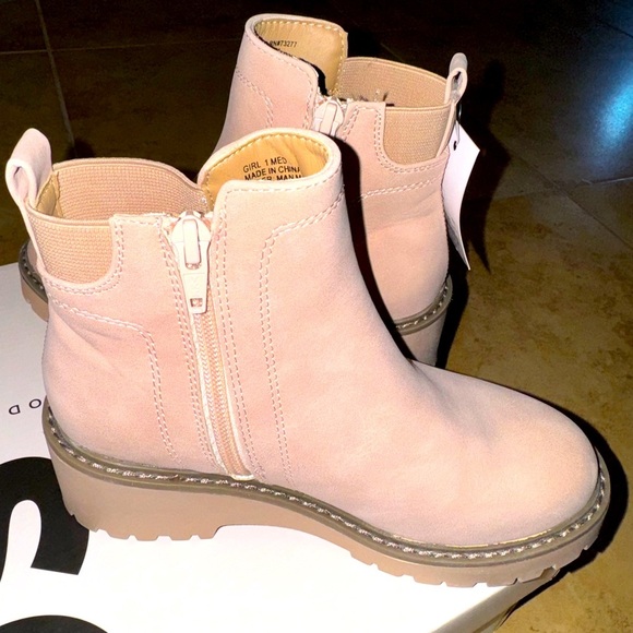 Girl’s SO NNAYA boots in blush color NWT - Picture 1 of 7